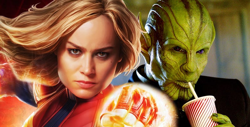 Foto Capitã Marvel - Brie Larson o Skrulls dançam 'push it' em vídeo BTS