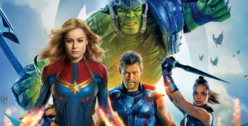 Foto Cena pós-créditos da capitã Marvel quase empatada com Thor: Ragnarok