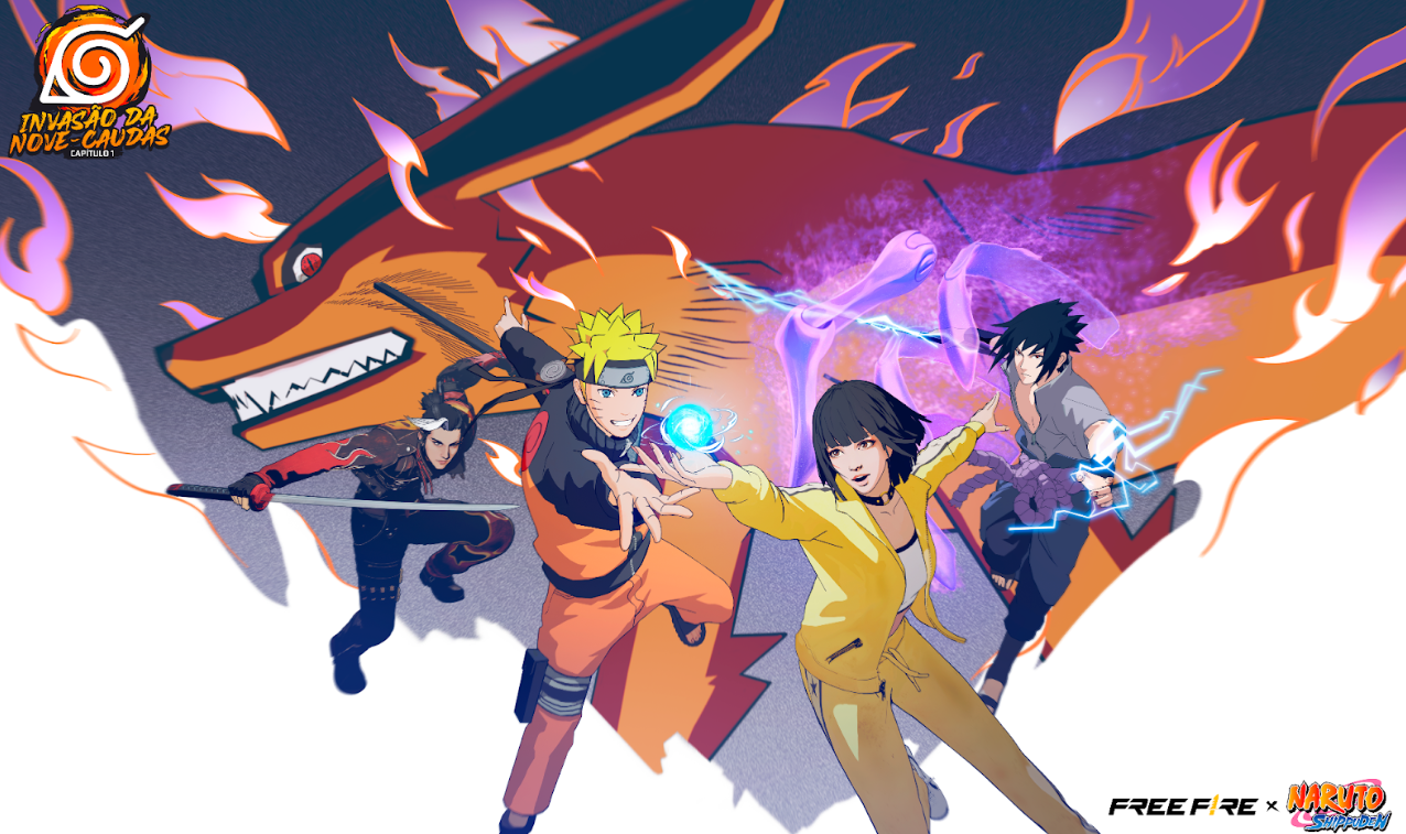 Naruto Shippuden e Free Fire: Uma Parceria que Une Universos