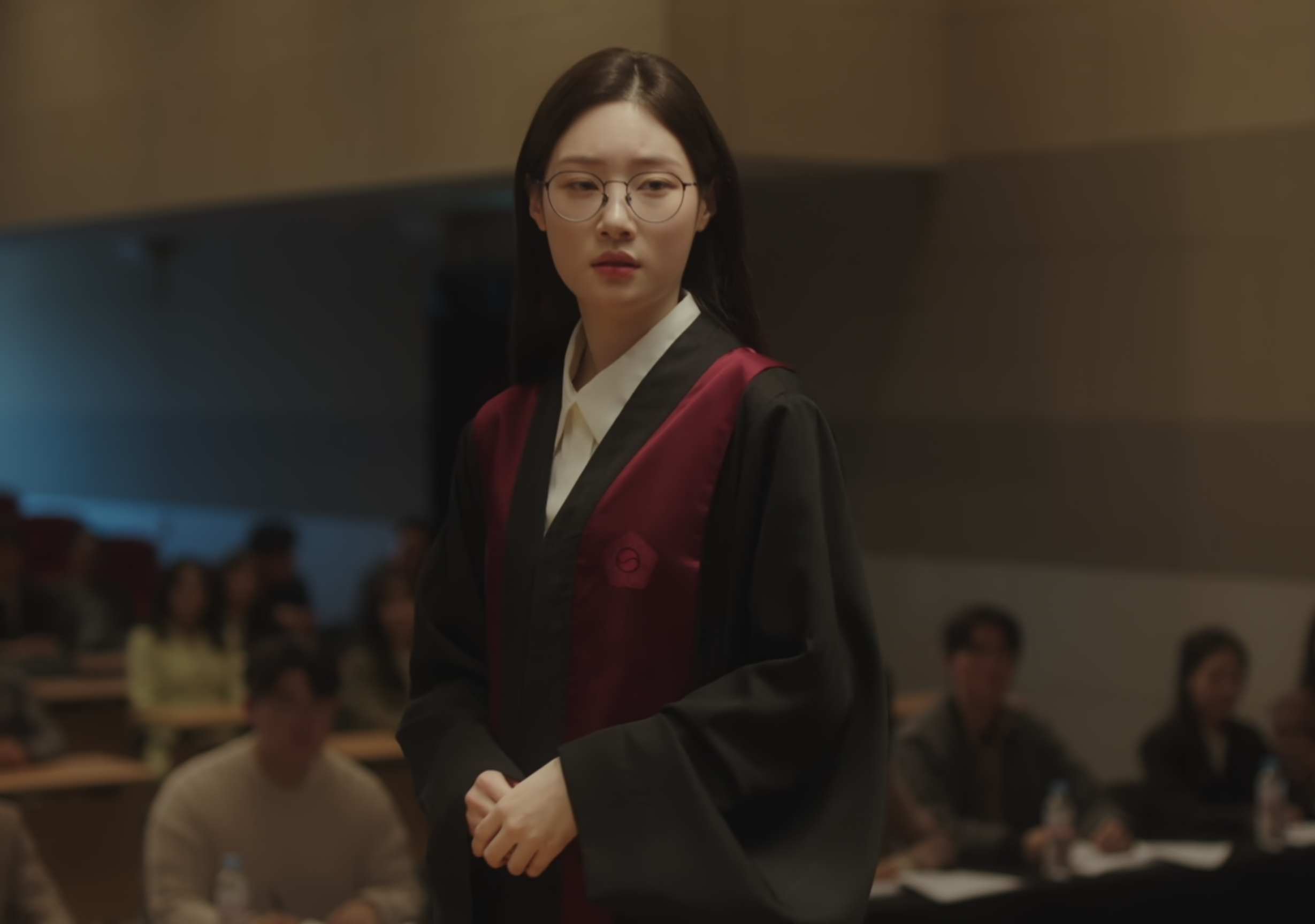 Jung Chae-yeon em Dilemas Éticos em “Além do Direito”: Quando Justiça e Moralidade Colidem